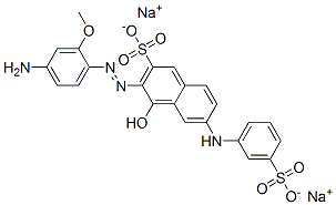 CAS#: 75627-18-8, 3-[(4-Amino-2-Methoxyphenyl)Azo]-4-Hydroxy-6-[(3-Sulphophenyl)Amino]Naphthalene-2-Sulphonic Acid, Sodium Salt
