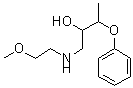 CAS#: 7565-14-2, 1-(2-Methoxyethyl)Amino-3-Phenoxy-2-Butanol