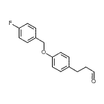 CAS#: 75677-06-4, 3-{4-[(4-Fluorobenzyl)oxy]phenyl}propanal