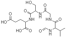CAS#: 75680-41-0, N-Formyl-L-Valyl-glycyl-L-Seryl-L-Glutamic Acid