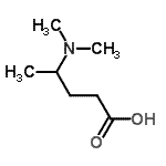 CAS#: 756874-19-8, 4-dimethylaminopentanoic acid