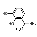 CAS 登录号：756901-00-5， 3-(1-氨基乙基)-1,2-苯二酚
