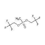 CAS#: 757-95-9, Bis(2,2,2-trifluoroethyl) methylphosphonate