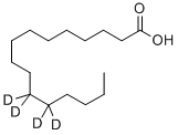 CAS 登录号：75736-57-1， 十六烷酸-11,11,12,12-D4