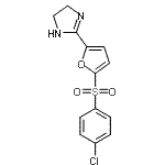 CAS#: 75745-80-1, 2-{5-[(4-Chlorophenyl)sulfonyl]-2-furyl}-4,5-dihydro-1H-imidazole