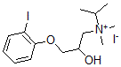 CAS#: 75746-40-6, [2-Hydroxy-3-(2-Iodophenoxy)Propyl]-Dimethyl-Propan-2-Ylazanium Iodide