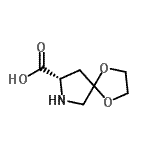 CAS#: 75776-51-1, (8S)-1,4-Dioxa-7-azaspiro[4.4]nonane-8-carboxylic acid