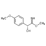 CAS#: 757908-06-8, Methyl (2R)-2-hydroxy-2-(4-methoxyphenyl)ethanimidate