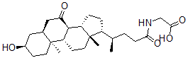 CAS#: 75808-00-3, 2-[[(4R)-4-[(3R,5S,8R,9S,10S,13R,14S,17R)-3-Hydroxy-10,13-Dimethyl-7-Oxo-1,2,3,4,5,6,8,9,11,12,14,15,16,17-Tetradecahydrocyclopenta[a]Phenanthren-17-Yl]Pentanoyl]Amino]Acetic Acid
