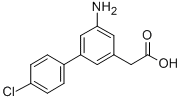 CAS 登录号：75852-48-1， 2-[3-氨基-5-(4-氯苯基)苯基]乙酸