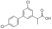 CAS#: 75852-59-4, 2-[3-Chloro-5-(4-Chlorophenyl)Phenyl]Propanoic Acid