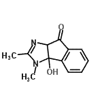 CAS#: 758637-31-9, 3a-Hydroxy-2,3-dimethyl-3a,8a-dihydroindeno[1,2-d]imidazol-8(3H)-one