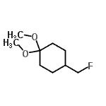 CAS#: 758716-91-5, 4-(Fluoromethyl)-1,1-dimethoxycyclohexane