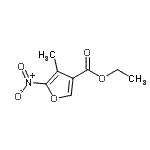 CAS#: 758725-88-1, Ethyl 4-methyl-5-nitro-3-furoate