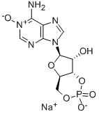 CAS 登录号：75912-25-3， 1,2-二氢-2-氧代-腺苷环-3',5'-(氢磷酸酯)钠盐