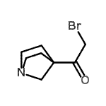 CAS#: 759424-79-8, 1-(1-Azabicyclo[2.2.1]hept-4-yl)-2-bromoethanone