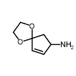 CAS#: 75988-63-5, 1,4-Dioxaspiro[4.4]non-8-en-7-amine