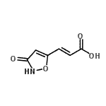 CAS#: 75989-16-1, (2E)-3-(3-Oxo-2,3-dihydro-1,2-oxazol-5-yl)acrylic acid