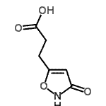 CAS#: 75989-19-4, 3-(3-Hydroxy-1,2-oxazol-5-yl)propanoic acid