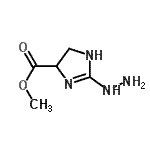 CAS#: 760159-88-4, Methyl 2-hydrazino-4,5-dihydro-1H-imidazole-4-carboxylate