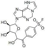 CAS#: 76021-83-5, [(2R,3S,4R,5R)-3,4-Dihydroxy-5-Imidazo[2,1-f]Purin-3-Yloxolan-2-Yl]Methyl 4-Fluorosulfonylbenzoate