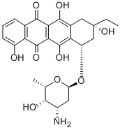 CAS#: 76034-18-9, (7S,9S)-7-[(2R,4S,5S,6S)-4-Amino-5-Hydroxy-6-Methyloxan-2-Yl]Oxy-9-Ethyl-4,6,9,11-Tetrahydroxy-8,10-Dihydro-7H-Tetracene-5,12-Dione