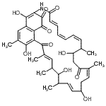 CAS#: 76045-67-5, (7E,12E,16Z,22Z,24Z,26E)-4,10,14,20,34-Pentahydroxy-3,7,9,11,17,21-hexamethyl-29-azatricyclo[28.3.1.0<sup>5,33</sup>]tetratriaconta-1(33),2,4,7,12,16,22,24,26,30(34)-decaene-6,18,28,31,32-pentone