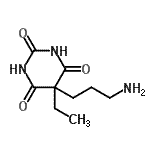 CAS 登录号：760912-25-2， 5-(3-氨基丙基)-5-乙基-2,4,6(1H,3H,5H)-嘧啶三酮
