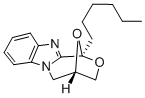CAS#: 76099-00-8, 4,5-Dihydro-1-Hexyl-1,4-Epoxy-1H,3H-(1,4)Oxazepino(4,3-a)Benzimidazole