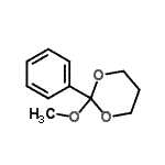 CAS#: 76109-82-5, 2-Methoxy-2-phenyl-1,3-dioxane