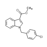 CAS#: 761402-59-9, Methyl 1-(4-chlorobenzyl)-1H-indole-3-carboxylate