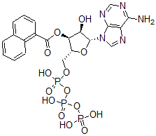 CAS 登录号：76152-01-7， [(2R,3S,4R,5R)-5-(6-氨基嘌呤-9-基)-4-羟基-2-[[羟基-(羟基-膦酰氧基磷酰)氧基磷酰]氧基甲基]四氢呋喃-3-基]萘-1-羧酸酯
