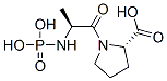 CAS 登录号：76166-63-7， (2S)-1-[(2S)-2-(膦酰氨基)丙酰]吡咯烷-2-羧酸