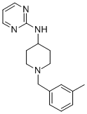 CAS 登录号：76167-66-3， N-[1-[(3-甲基苯基)甲基]哌啶-4-基]嘧啶-2-胺