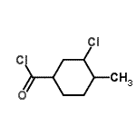 CAS#: 76170-68-8, 3-Chloro-4-methylcyclohexanecarbonyl chloride