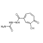 CAS#: 762201-17-2, 2-[(6-Hydroxy-5-oxo-1,3,6-cycloheptatrien-1-yl)carbonyl]hydrazinecarboxamide