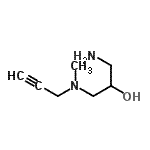 CAS#: 762217-92-5, 1-Amino-3-[methyl(2-propyn-1-yl)amino]-2-propanol