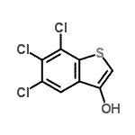 CAS#: 76261-45-5, 5,6,7-Trichloro-1-benzothiophene-3-ol