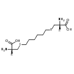 CAS 登录号：76305-78-7， (2R)-2-氨基-3-[6-[(2R)-2-氨基-2-羧基-乙基]硫基己基硫基]丙酸