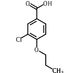 CAS#: 76327-32-7, 3-Chloro-4-propoxybenzoic acid