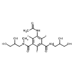 CAS#: 76350-28-2, 5-Acetamido-N,N'-bis(2,3-dihydroxypropyl)-2,4,6-triiodo-N-methylisophthalamide