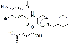 CAS#: 76352-03-9, exo-4-Amino-5-bromo-N-(8-(cyclohexylmethyl)-8-azabicyclo(3.2.1)oct-3-yl)-2-methoxy-Benzamide (Z)-2-butenedioate hydrate (5:5:4)