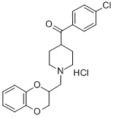 CAS#: 76362-14-6, (4-Chlorophenyl)-[1-(2,3-Dihydro-1,4-Benzodioxin-2-Ylmethyl)Piperidin-4-Yl]Methanone Hydrochloride