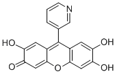 CAS 登录号：7638-44-0， 2,6,7-三羟基-9-(3-吡啶基)-3H-氧杂蒽-3-酮