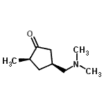 CAS#: 763920-15-6, (2R,4S)-4-[(Dimethylamino)methyl]-2-methylcyclopentanone