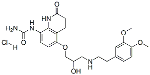 CAS#: 76412-48-1, [5-[3-[2-(3,4-Dimethoxyphenyl)Ethylamino]-2-Hydroxypropoxy]-2-Oxo-3,4-Dihydro-1H-Quinolin-8-Yl]Urea Hydrochloride