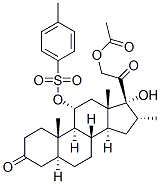 CAS#: 7645-58-1, 11-alpha,17-alpha,21-Trihydroxy-16-alpha-methyl-5-alpha-pregnane-3,20-dione 21-acetate 11-(toluene-4-sulphonate)