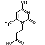 CAS 登录号：764642-23-1， 3-(4,6-二甲基-2-氧代-1(2H)-嘧啶基)丙酸