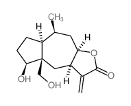 CAS#: 76467-15-7, (3aR,5S,5aS,8S,8aS,9aR)-8-Hydroxy-8a-(Hydroxymethyl)-5-Methyl-1-Methylidene-4,5,5a,6,7,8,9,9a-Octahydro-3aH-Azuleno[7,6-D]Furan-2-One
