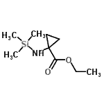 CAS#: 765242-60-2, Ethyl 1-[(trimethylsilyl)amino]cyclopropanecarboxylate